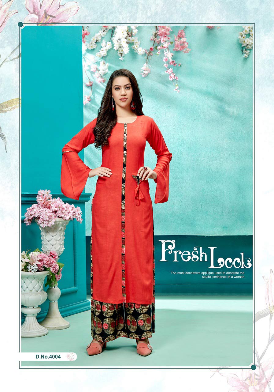 Zurri Vol-4 Parra Studio Pure Rayon Plazo Kurti Zurri Vol-4 Parra Studio Pure Rayon Plazo Kurti